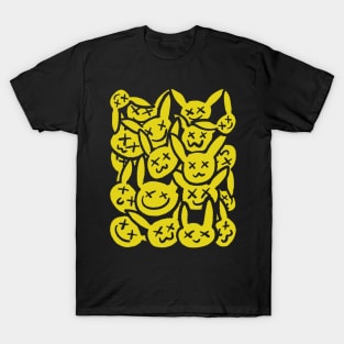 Grunge Smiley Face Logo T-Shirt